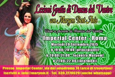 La Danza del Ventre ti incuriosisce? Vieni a provare con Maryem Bent Anis La Danza del Ventre ti incuriosisce? Vieni a provare con Maryem Bent Anis